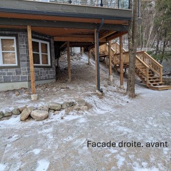 Facade droite Avant